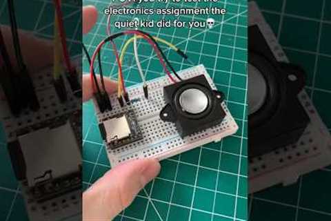 When The Quiet Kid Does Your Homework 💀 #electronics #arduino #engineering