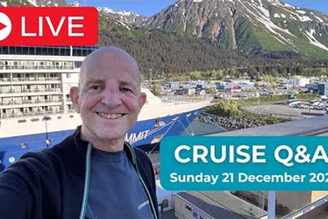 Live Cruise Q&amp;A: Sunday 1 December 2024 (5pm UK/ Noon ET/ 9am PT)
