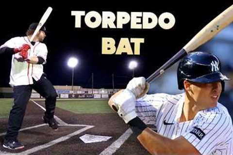 Hitting with the TORPEDO BAT | Wood Baseball Bat Review
