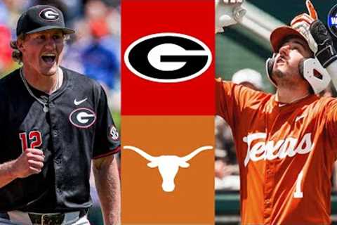 #3 Georgia vs #5 Texas (Great Game!) | G3 | 2025 College Baseball Highlights