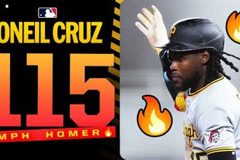 115 MPH OFF THE BAT from Oneil Cruz for his 1st home run of 2025! 🔥