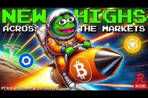 BITCOIN LIVE : BTC ALL TIME HIGHS AGAIN?!!! PRICE DISCOVERY?