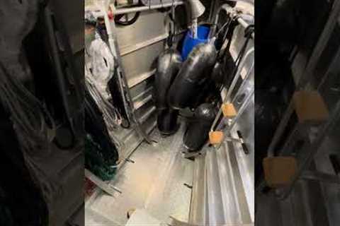 'Now this, is a sail locker' - Test Editor Toby Hodges in Düsseldorf on the Bestevaer 54 MicMac