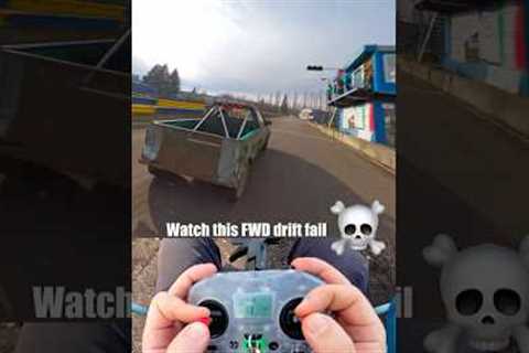 He tried to drift a FWD car… big mistake. #shorts