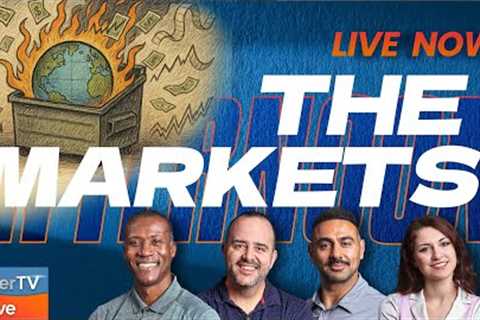 🚨Market Crash LIVE: Tesla & Apple Tumble on Trump Tariffs❗ Bank Stocks Plunge | April 4 Live..