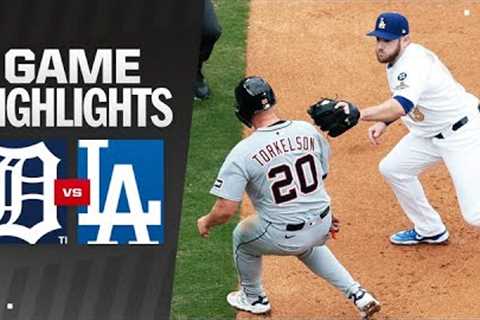 Tigers vs. Dodgers Game Highlights (3/27/25) | MLB Highlights
