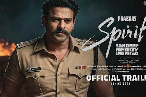 Spirit - Official Trailer | Prabhas | Don Lee | Sandeep Reddy Vanga | Prabhas Movie Trailer | 2025