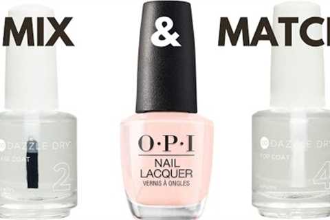 Can you use Dazzle Dry base and top with other brands of polish?