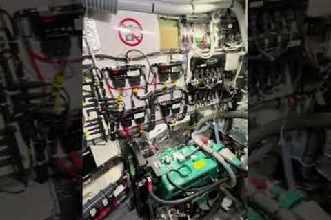 'Absolutely enormous engine room' - Test Editor Toby Hodges spotted this on the new Wauquiez 55