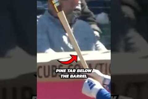 he used the wrong bat??