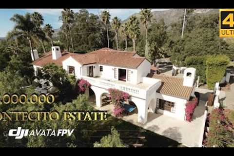 $8,000,000 Luxury Real Estate Property | Montecito, California | FPV Fly-Thru | DJI Avata 4K