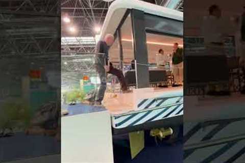 'Sometimes you've gotta look around a bit here at Düsseldorf boat show' #düsseldorf #boatshow