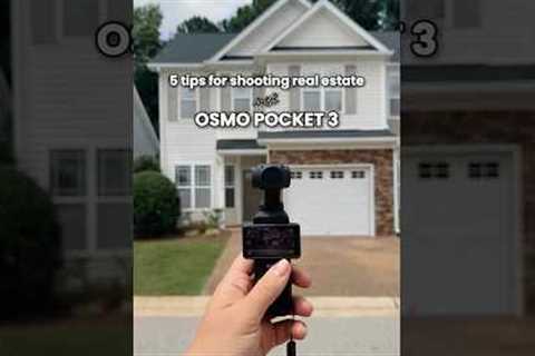 5 tips for shooting better real estate videos 🏠 DJI Osmo Pocket 3 🎬 @sofikhmara