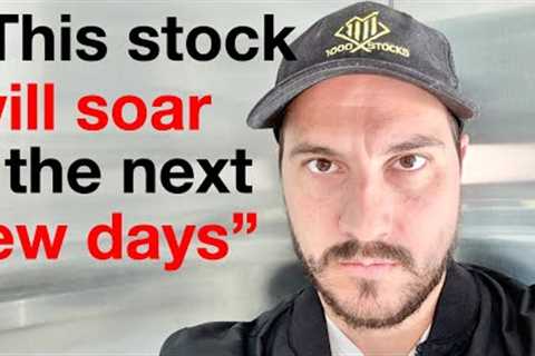 This Stock will Skyrocket Starting tomorrow afternoon‼️