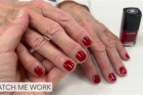 Classic Red Chanel manicure [Watch Me Work]