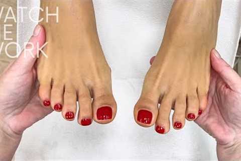 1 hr pedicure (no talking, just working listening to relaxing music)