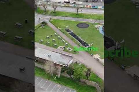 dji mini 4 pro at the strand Gillingham #dji #dronephotograph #aerialshots #mini4pro #photography