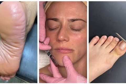 Dermaplaning + Gua Sha massage + Manicure and foot spa
