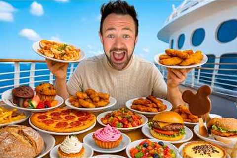 We Try all the Food on Disney's BRAND NEW CRUISE SHIP!
