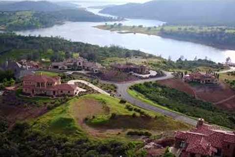 Captivating Drone Tour of Luxury Estates Overlooking Folsom Lake, CA