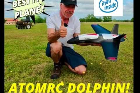 Best FPV Plane for the money! The ATOMRC Dolphin. unbox, build & maiden.