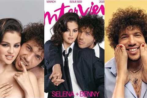 Selena gomez stuns for interview magazines with fiancé benny blanco