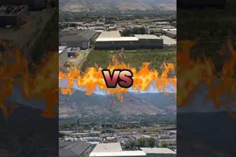 Store-bought drone VS 61MP Sony drone photo comparison #drone #photography #a7RV #shorts