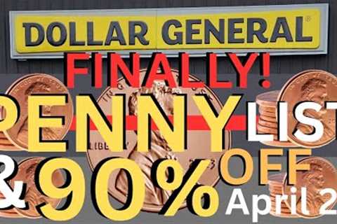 Dollar General New Penny List and Lots of 90% Off Clearance Starting April 29