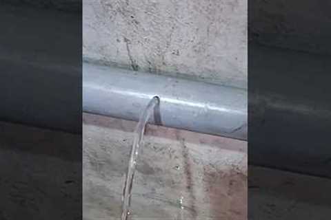 Quick Fix Pin Hole Leak on a Water Pipe #howto #lifehacks #diy #plumbing #shorts #tutorial