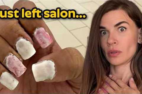 Nail Tech Reacts to Extreme Nail Salon Fails Pt. 6