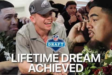 Top NFL Draft Reactions | Emotional Moments From Future Stars 🥹