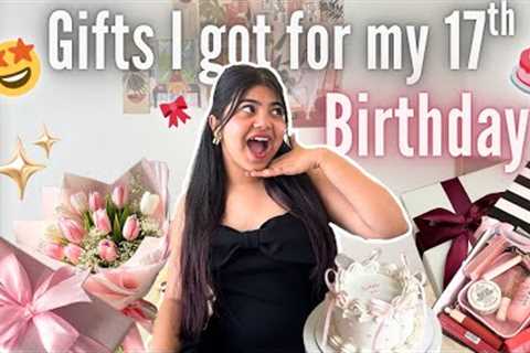Gifts I got for my *17th Birthday* 🥹🩷🌸✨|| Tejasvi Rajput ||