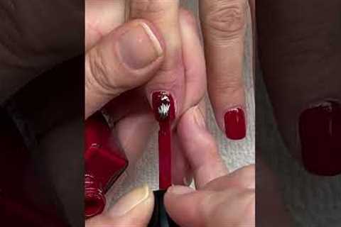 Manicure with Manucurist Dark Dahlia  #nailcare