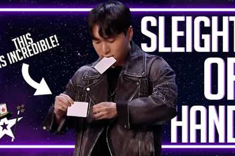 BEST Sleight of Hand Magicians on Got Talent EVER!