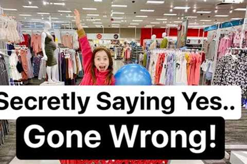Secretly Saying yes to ANYTHING at Target… GONE WRONG!😬