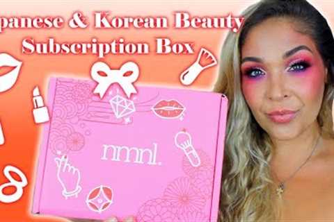 Japanese &amp; Korean Beauty Subscription Box! NOMAKENOLIFE Makeup/Skincare (Unboxing + Review!)