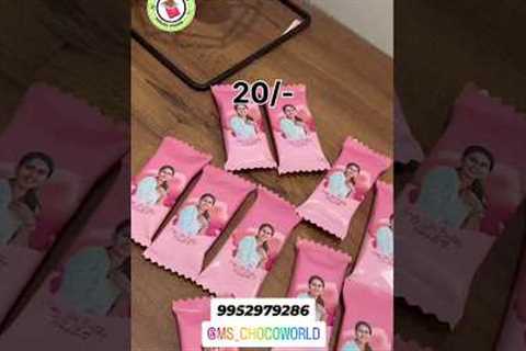 🍫💥Customized chocolate cover MSchocoworld #chocolate #shorts #short #gift #birthday #love..