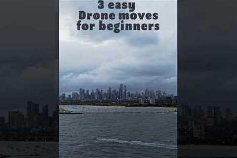 3 easy drone moves for beginners with a Dji Drone. Which one is your favourite? #dronefly #drone