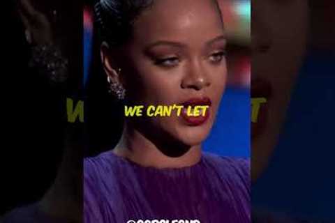 Rihanna made everyone EMOTIONAL with her speech #shorts