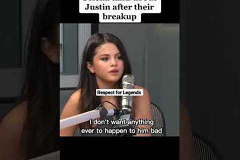 Selena talks about Justin after their break up #selenagomez #justinbieber