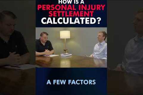How is a personal injury settlement calculated? #thelovelylawfirm #settlement #personalinjurylawyer