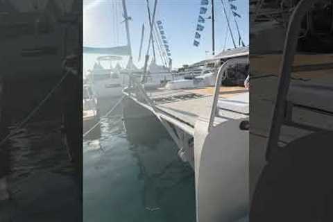 'A real talking-point here at La Grande-Motte' #multihull #lagrandemotte #sailingyacht #yachty