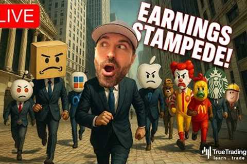 Stock Market Live: Weekly Outlook To Make Money Trading 2025 Mega Cap Earnings &amp; Economic Data