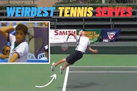 Top 5 WEIRDEST Tennis Serves
