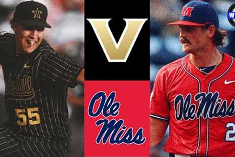 #9 Vanderbilt vs #23 Ole Miss (G2) | 2025 College Baseball Highlights