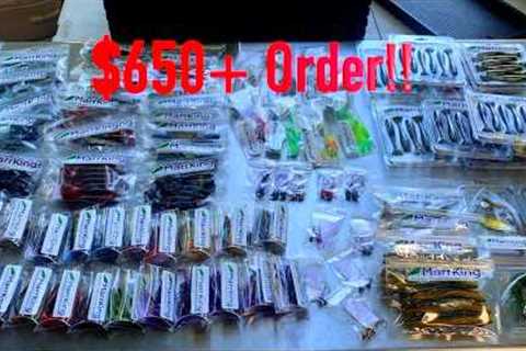 Making $678 Worth of Fishing Lures!!!!😮 Running a bait Company at 16!! (day 7)