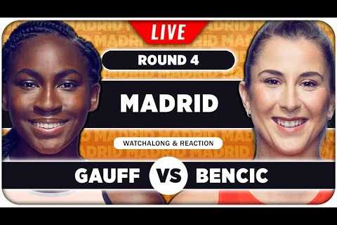 GAUFF vs BENCIC • WTA Madrid 2025 • LIVE Tennis Watchalong