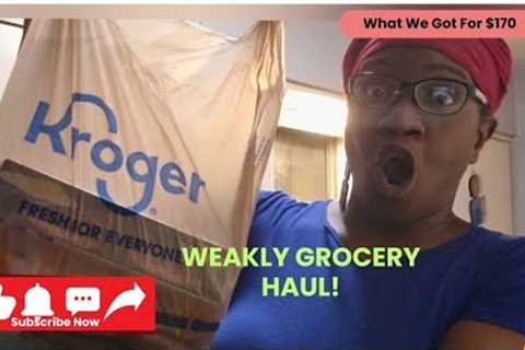 🔴 KROGER IN STORE Haul With Prices #grocery #haul