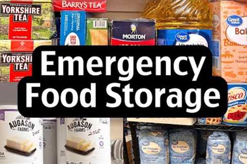 Stockpile Tour 75 Foods In My SECRET Emergency Food Storage Prepping Pantry