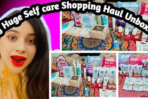 My HUGE  SelfCare Shopping Haul /UNBOXING My Skincare Products@ishikascollection